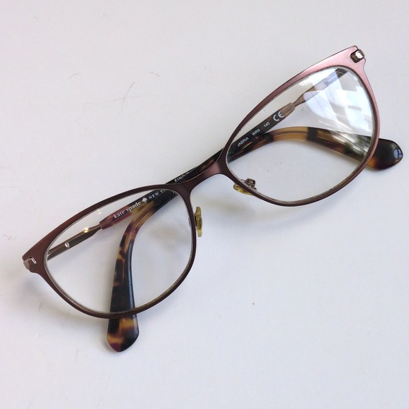 Kate Spade Jabria WR9 Eye Glasses FRAMES ONLY - Brown Gold Tortoise  140 51mm - Picture 5 of 5
